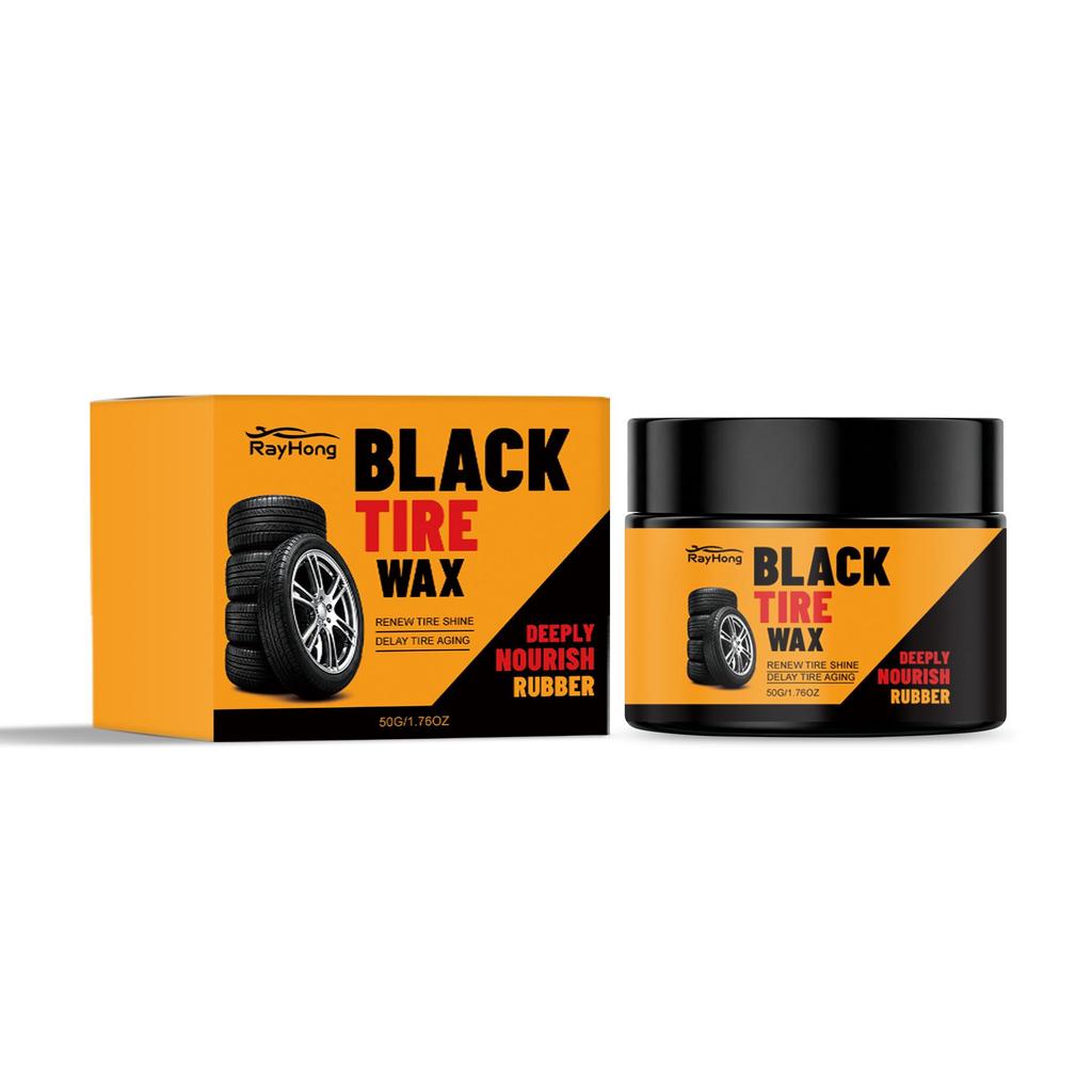 RAYHONG Black Tire Polish - Convenient Daily Shine and Clean Care for Tires