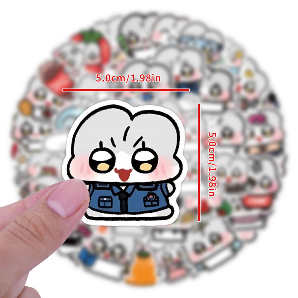 60 Neue Nobi Rabbit Cartoon Graffiti Aufkleber Dekorative Kühlschrank Roller DIY Aufkleber