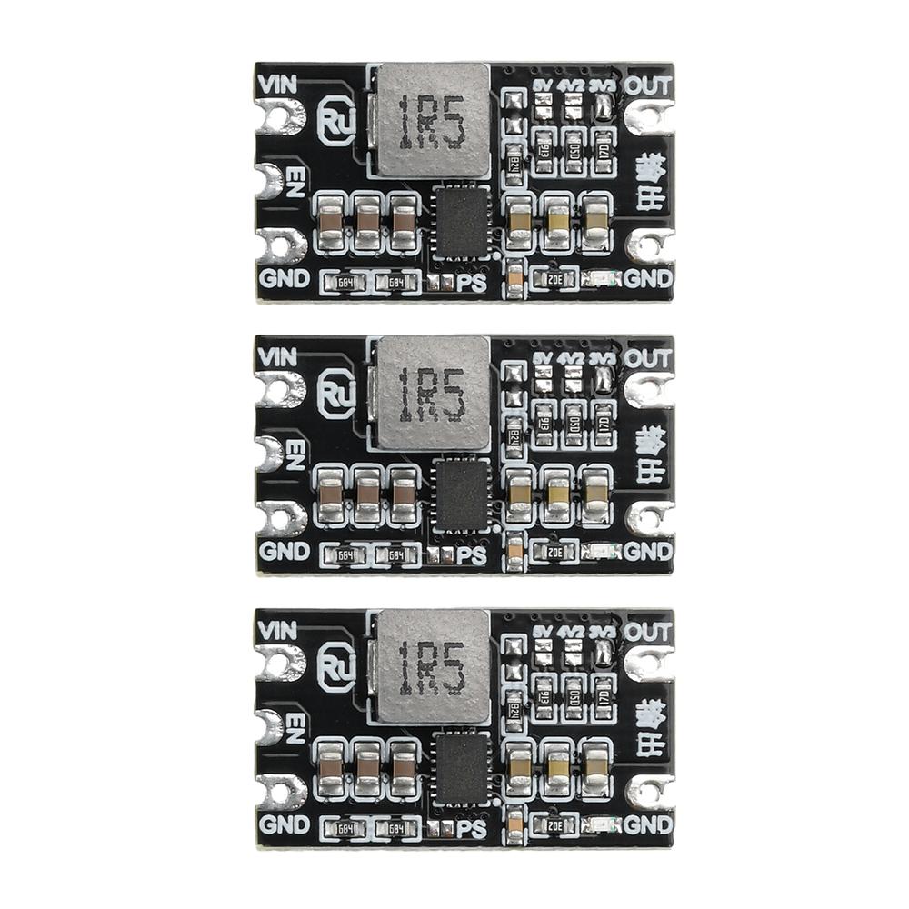 1-5pcs DC-DC Buck and Boost Module 1.8-5.5V to 3.3V 4.2V 5V 3A Adjustable Output Low Ripple Boost Buck Constant Voltage Module