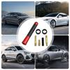 XIAOXIAOYU Short Car Antenna, Car Antenna Replacement, Carbon Fiber Short Metal Receiver Antenna, 8cm