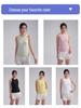 Sporty Girl Quick-Dry Elastic Yoga Vest - Slimming Sleeveless Training Top