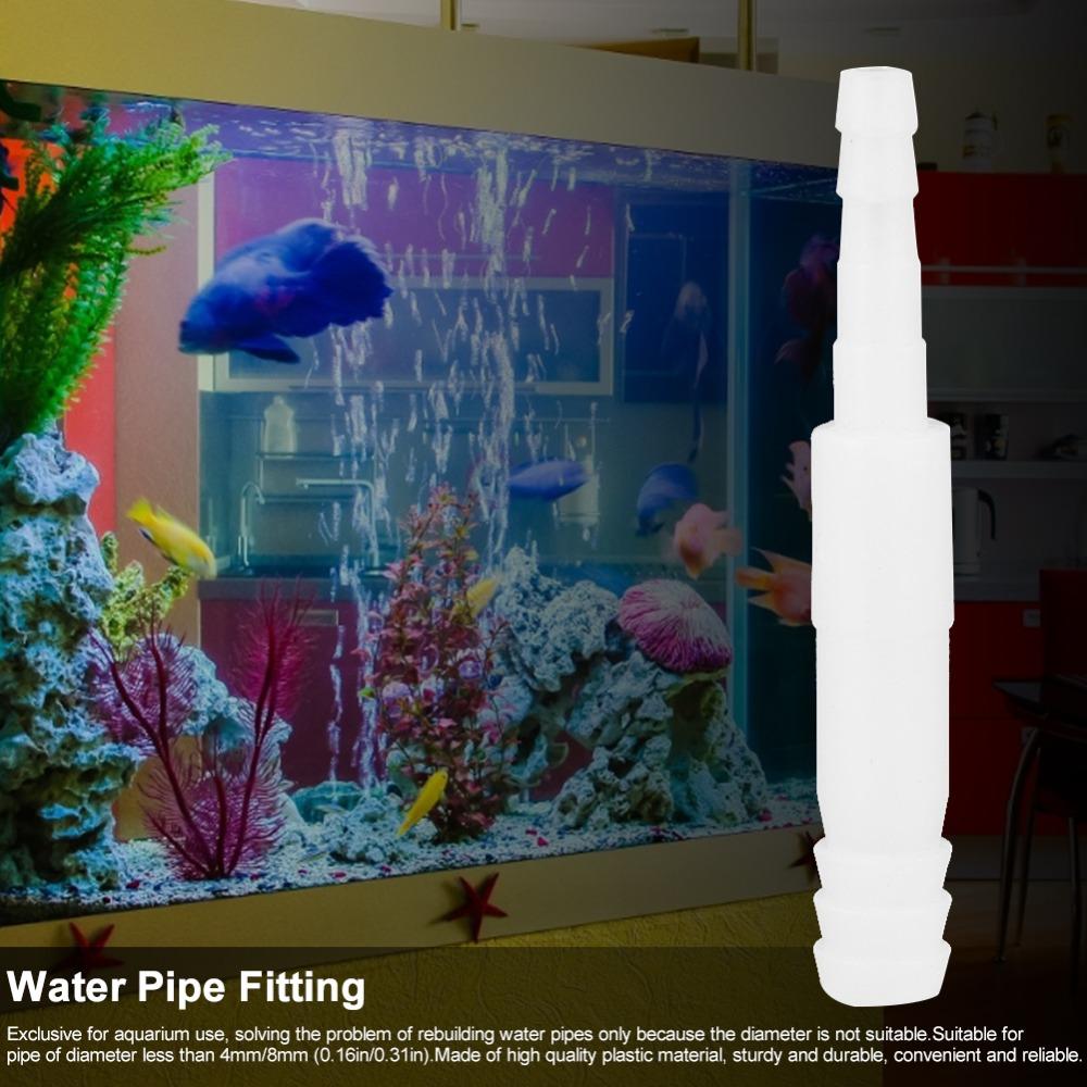 5PCS 4mm to 8mm Water Pipe Fitting Straight Design Aquarium Pipe Fitting Aquarium