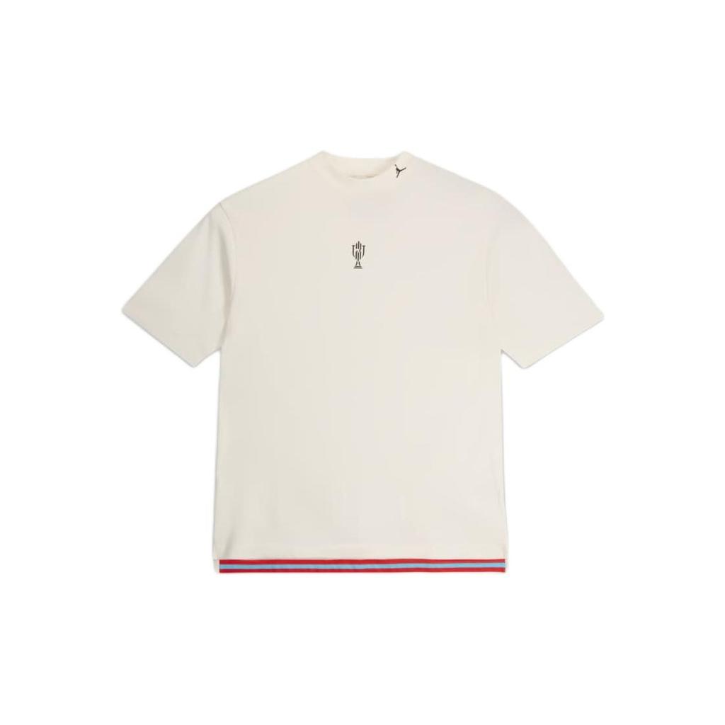 Trophy Room X Jordan SS24 Printed Round Neck Casual Short Sleeve T-Shirt Men Tops Sail-White FQ3845-133