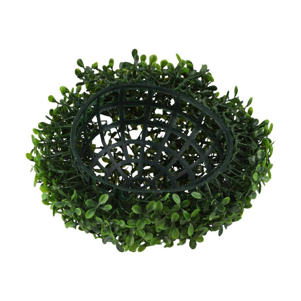Round Artificial Plant Ball Simulation Leave Grass Ball Hanging DIY Decortion For Home Office Private Homes Restaurants Schools