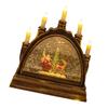 Holiday Crystal Candle Lights Sturdy PVC Materials Enhances Christmas Decoration Festival Ornament for Household Use