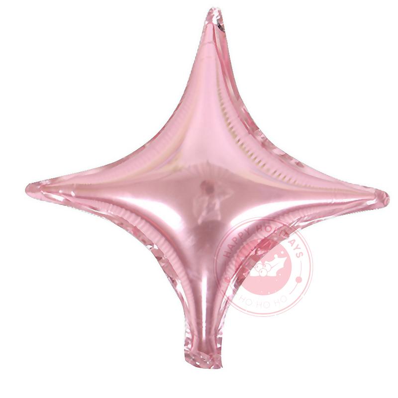 

Star Aluminum Foil Balloon Mini Star Air Christmas Balloons Birthday Party Decorations Toy Wedding Decor Parti Globos Supplies 10inch 10pcs рожевий колір золота