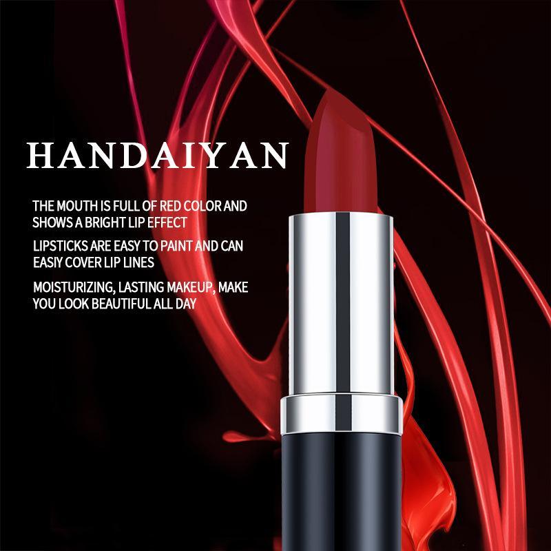 Matte Lipstick 12 Shades Long Lasting Moisturizing Perfect For Daily Wear Party Makeup Gifts