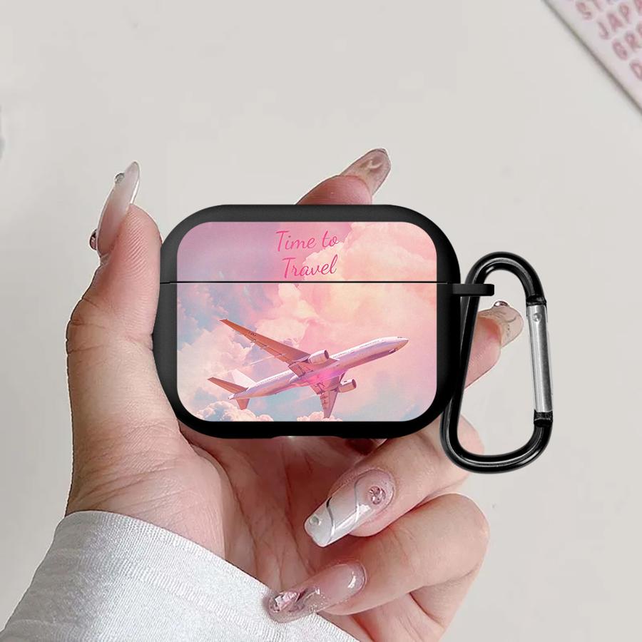 Earphone Cases Cover Case For Airpods 4 2 3 1 Pro3 Pro Pro2 Aircraft