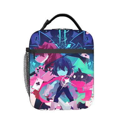 Deltarunes Lunch Bag  Funny Lunch Box For Girls Picnic Portable Cooler Bag Oxford Custom Tote Food Bags