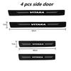 AAGK1 Carbon Fiber Car Sticker Car Door Trunk Protective Strip Anti Scratch Decal for Suzuki VITARA Logo Car Accessories