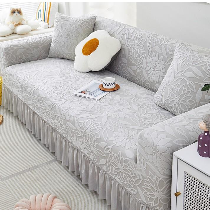 New Cream Style Elastic Sofa Cover All Inclusive Universal Cover All Season Lazy All in One Anti Cat Scratch Cover