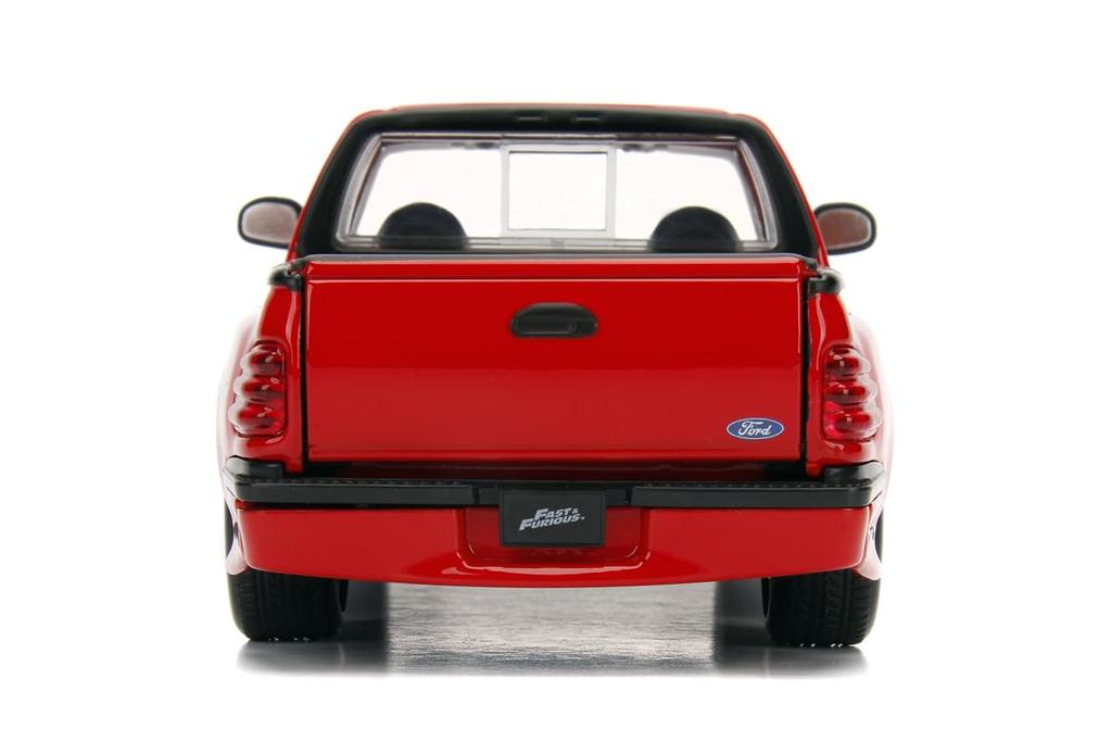Dokončený produkt Jada Toys Fast Furious Series Brian Ford SVT Lightning Red & 1/24 F&F F-150