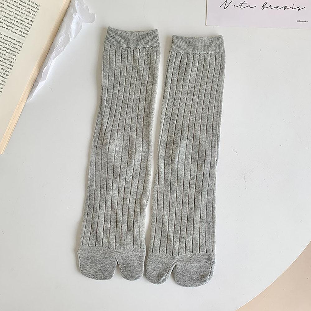 

Японские женские носки-миди с двумя пальцами, тонкие дышащие повседневные хлопковые носки, носки с раздельным носком, носки с двумя пальцами Fits EU 36-40