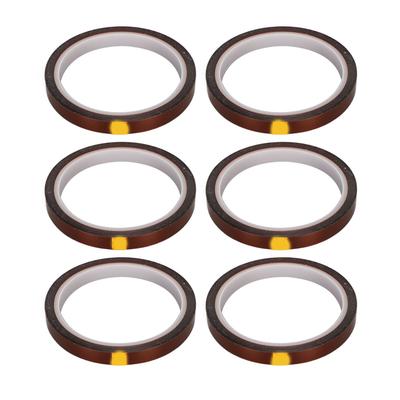 6pz Nastro Resistente al Calore Senza Residui Polimide Sublimazione Nastro Termico per Fai da Te Maglietta Tazza