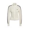 Knitted Crochet Firebird Track Top Off White Women Tops KC6496
