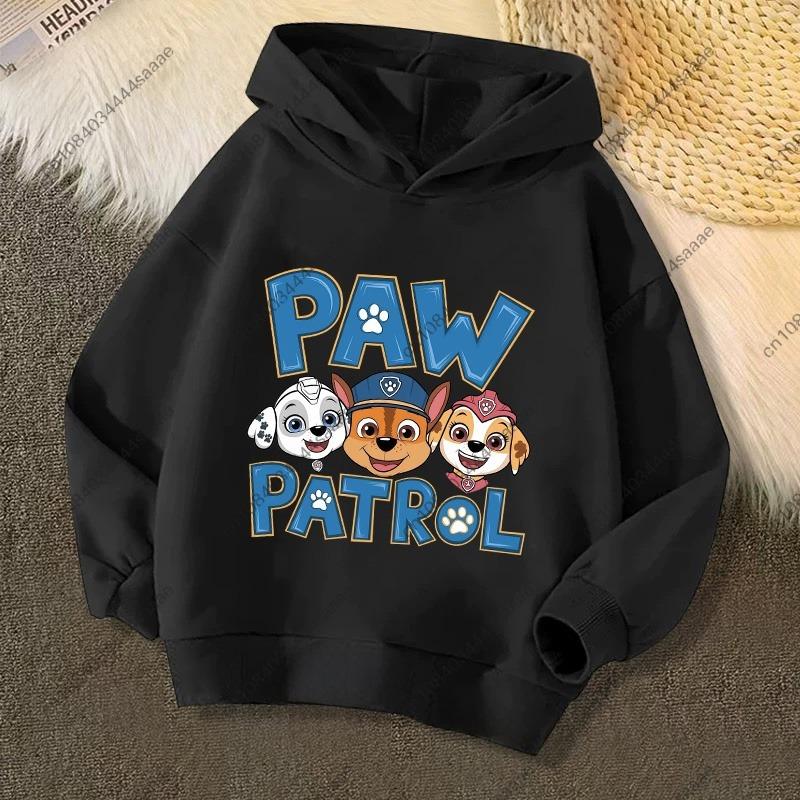 2026 Autumn Winter PAW Patrol On Patrol Casual Print Hoodie for Kids Toddler Boys Girls Casual Pullover Sweatshirt Soft Cozy Top