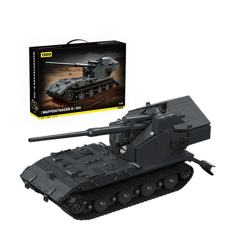 MAUS TANK E-100 Heavy Tank Leopard G-type Tank Building Blocks Toy Creative Toy Series Tank Model DIY Assembly Kit Birthday Gift