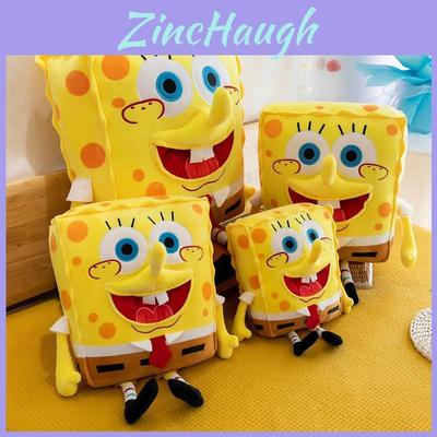 Unique 3d Spongebob Plush Figure In Bright Yellow Soft Material Ideal For Kids Gifts