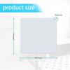 12pcs Waterproof Floor Drain Sticker Mesh Floor Drain Patch Drain Hair Catcher  Kitchen