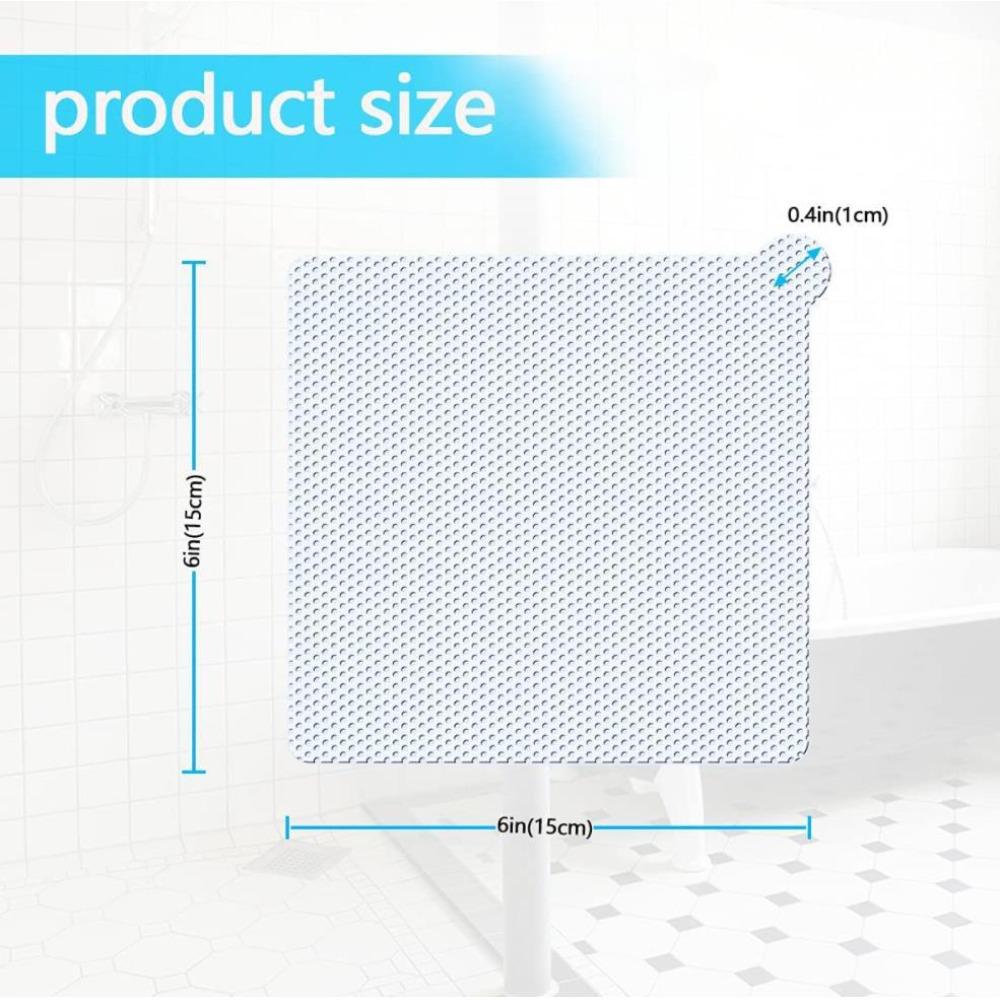 12pcs Waterproof Floor Drain Sticker Mesh Floor Drain Patch Drain Hair Catcher  Kitchen