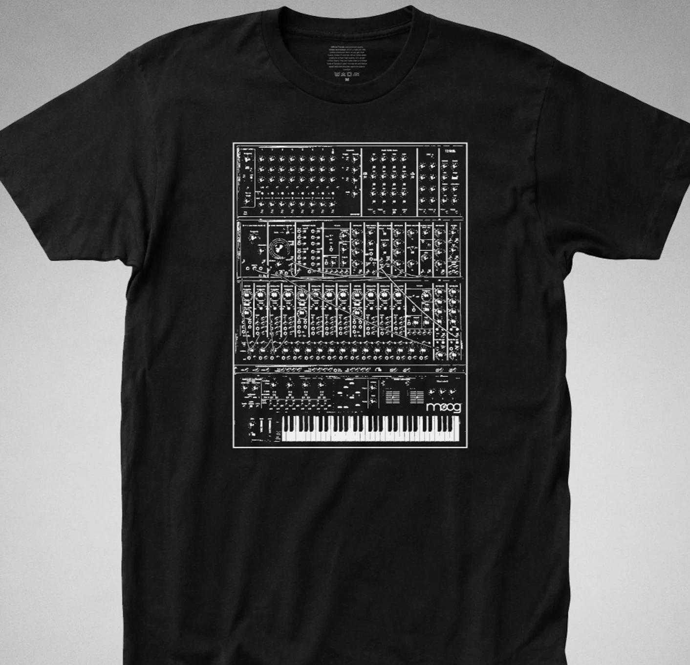 Synthesizer T SHIRT analog, moog, modular 80s synth keyboard piano korg XXXXL