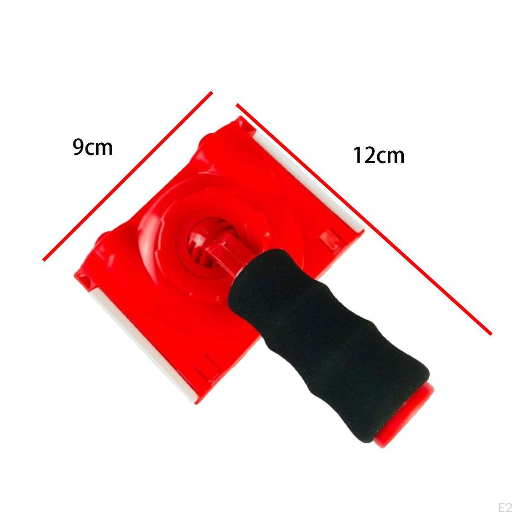 Painting Brush Paint Edger Trimmer Multifunctional Edges Supplies with Two Guide Wheels for