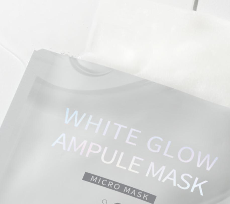 S.NATURE White Glow Ampoule Mask Brightening Hydrating 25ml x 5 Sheets Korean Skincare Sheet Mask