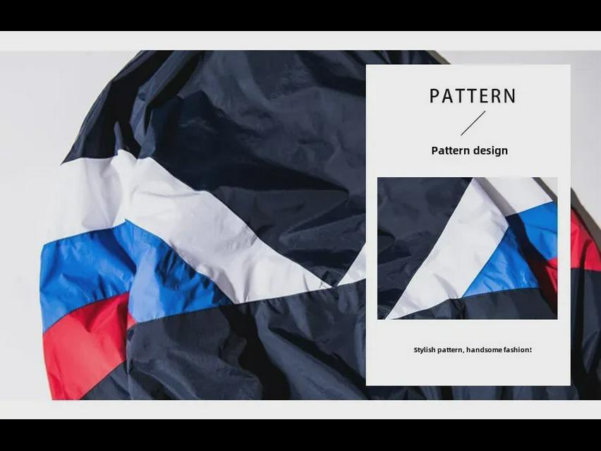 2023 Retro Kontrastfarbe Freizeitjacke: Europäische und amerikanische Streetwear für Herren