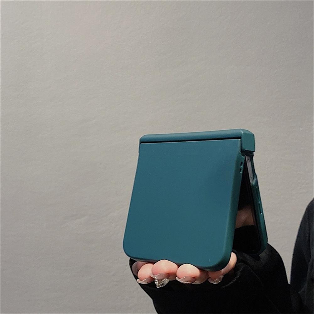 Cute Candy Color Skin Feel Hinge Protec Case For Samsung Galaxy Z Flip 7/6/5/4/3 For Motorola Razr 40 50 Ultra Razr 60 Cover