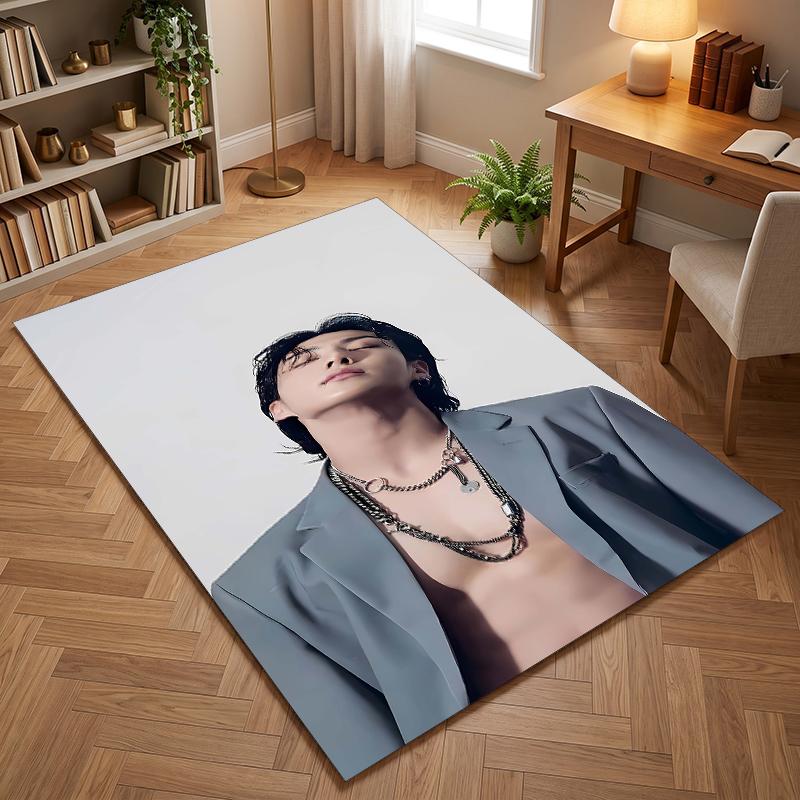 Jung Kook (5) Office Carpets Suitable for Living Rooms Bedrooms Offices and Kitchens a Gift for Modern Home Decor