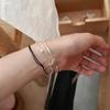 Elegant Layered Heart Bracelet for Women - Versatile Fashion Hand Jewelry