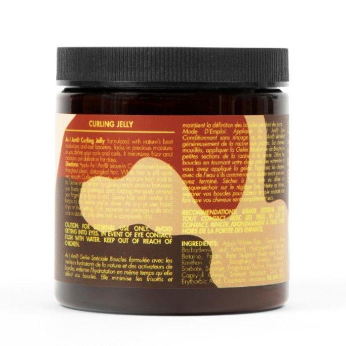 Produit de coiffure - AS I AM - Curling Jelly - 8 oz - Gel hydratant - Cheveux bouclés