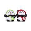 Soft And Cuddly Plush Panda Doll With Colorful Hat Perfect For Backpacks And Keyrings