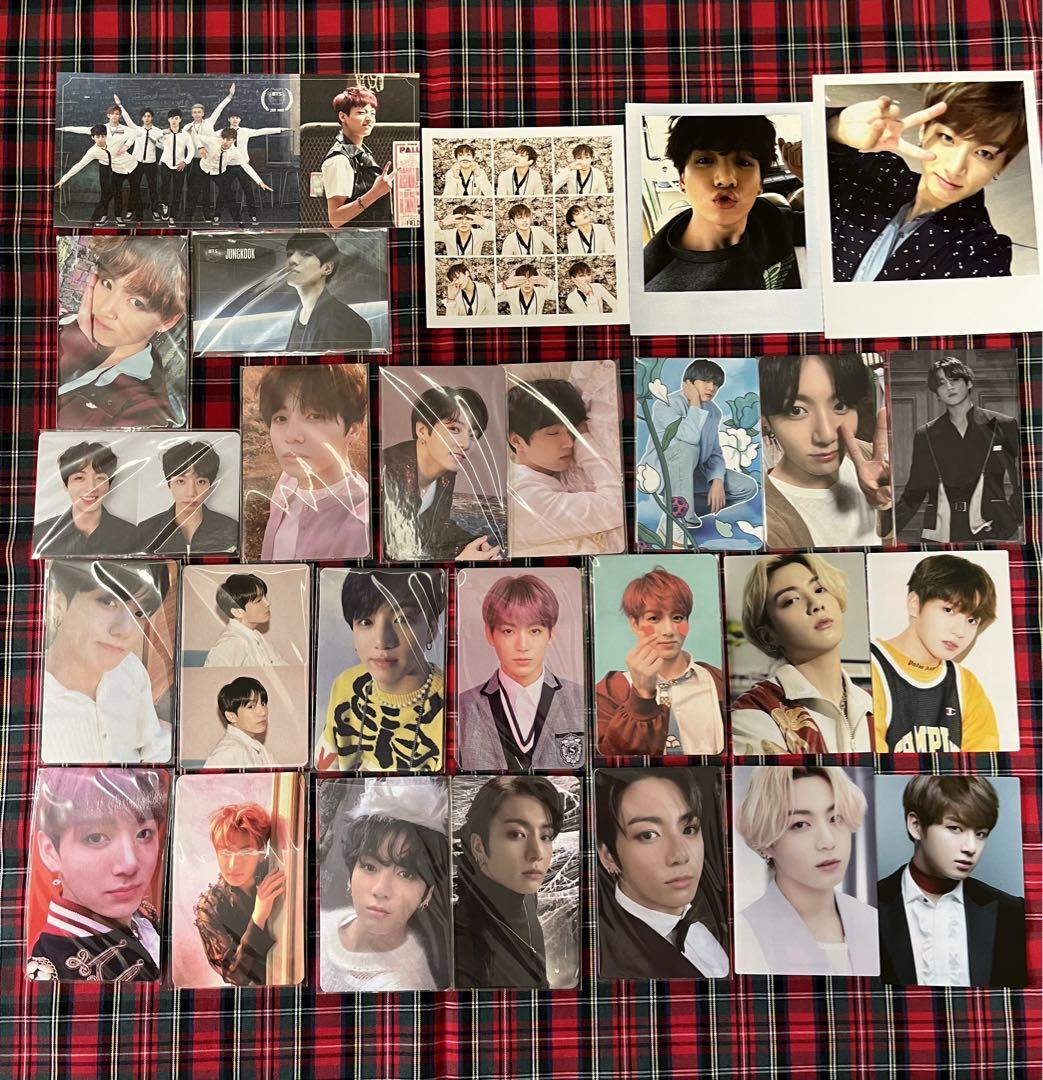 

[USED] bts jungkook official trading card