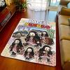 Nezuko Kamado Rug Carpet Floor Mat Non Slip Area Rug Soft Bedroom Living Room Home Decor Anime Style -QJY