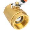 1pc DN50 2 BSP Brass Pipe Ball Valve 1.6MPa for Water Oil Gas