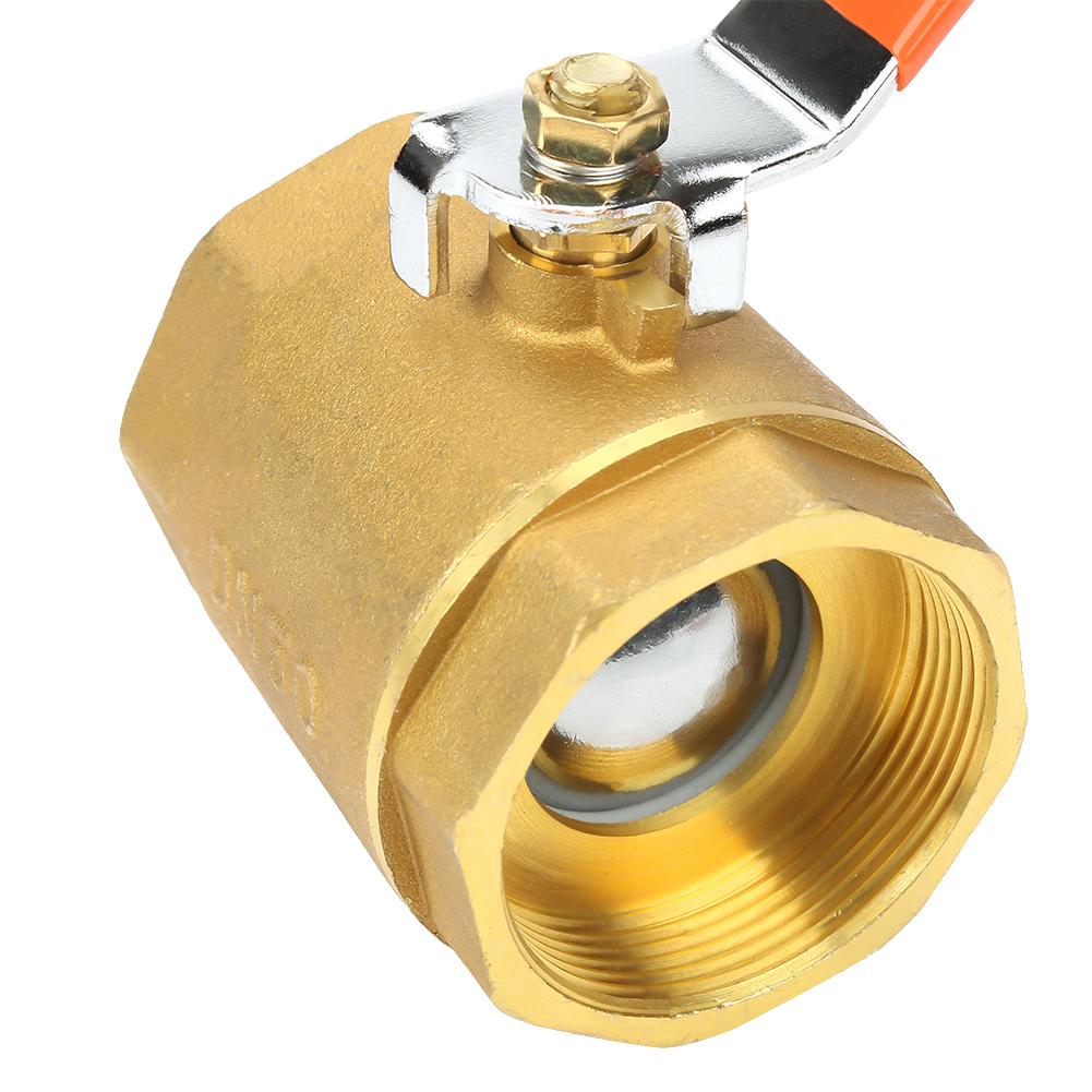 1pc DN50 2 BSP Brass Pipe Ball Valve 1.6MPa for Water Oil Gas