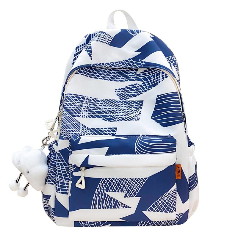 Nahtfarbe Rucksack Studenten Schultasche Große Kapazität Rucksack für Männer Frauen