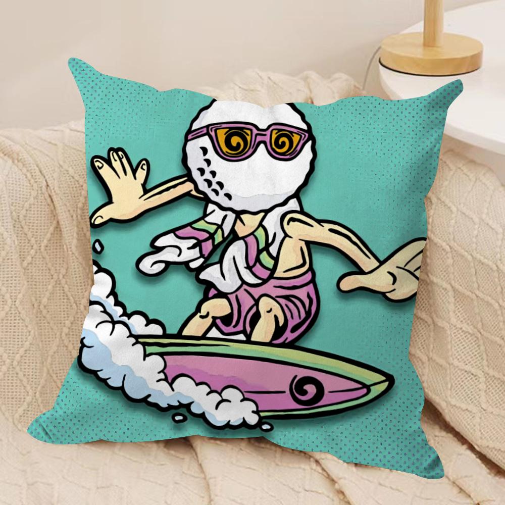 Fashion MMalbon GGolf Cushion Cover Soft Plush Fabric DoubleSided Printed Sofa Cushion Cover for All Seasons Home Decor Gift