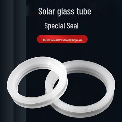 Juego Completo de Accesorios para Calentador Solar de Agua: Anillo de Sellado de Silicona, Anillo Impermeable/A Prueba de Polvo, Base y Anillo de Goma (Tubo 47, 58, 70)