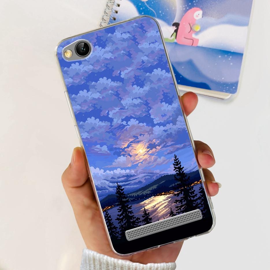 For Xiaomi Redmi 5A Case Redmi 4A Stylish Painted Cover Soft Slim Phone Case For Xiaomi Redmi 4A 5A Redmi5A Back Cover TPU Funda