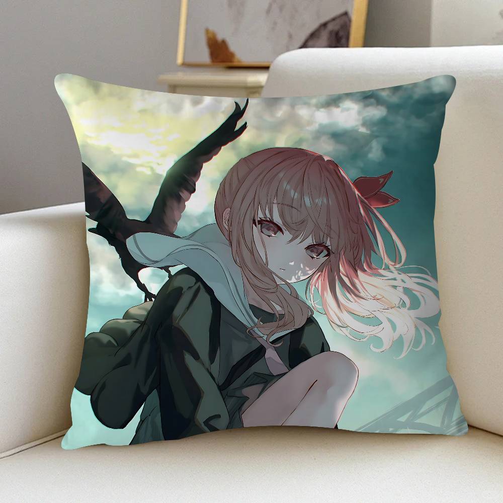 

Akiyama Mizuki Anime Pillow Anime Pillow Sofa Bed Head Pillow Cover Cushion Cover 45x45 Cm Fashion 12x12Inch