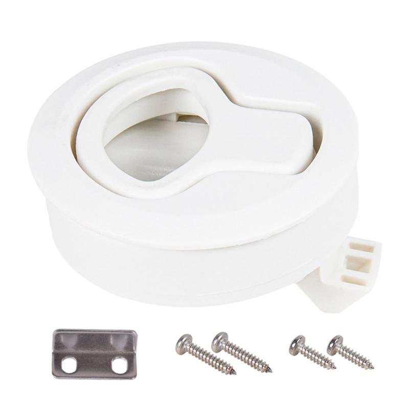 

Marine Grade ABS Flush Handle Waterproof Boat Floor Fastener Tool Less Mounting Quick Fixing for Camping Vehicle белый