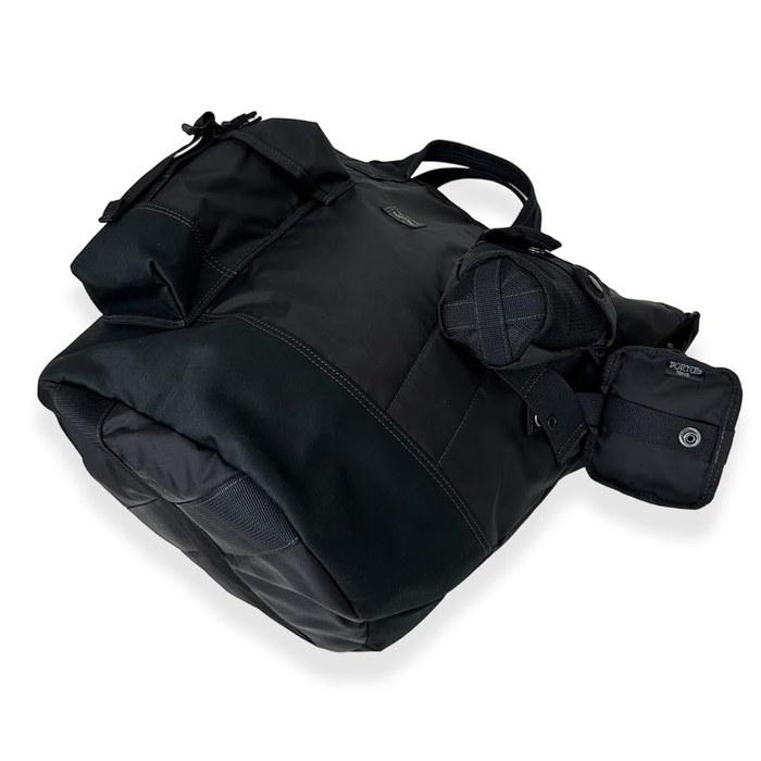[Porter] All 2-Way Bucket Tote with Pouches 502-05959 Black (10) Approx. W290 x H410 x D250 (mm)