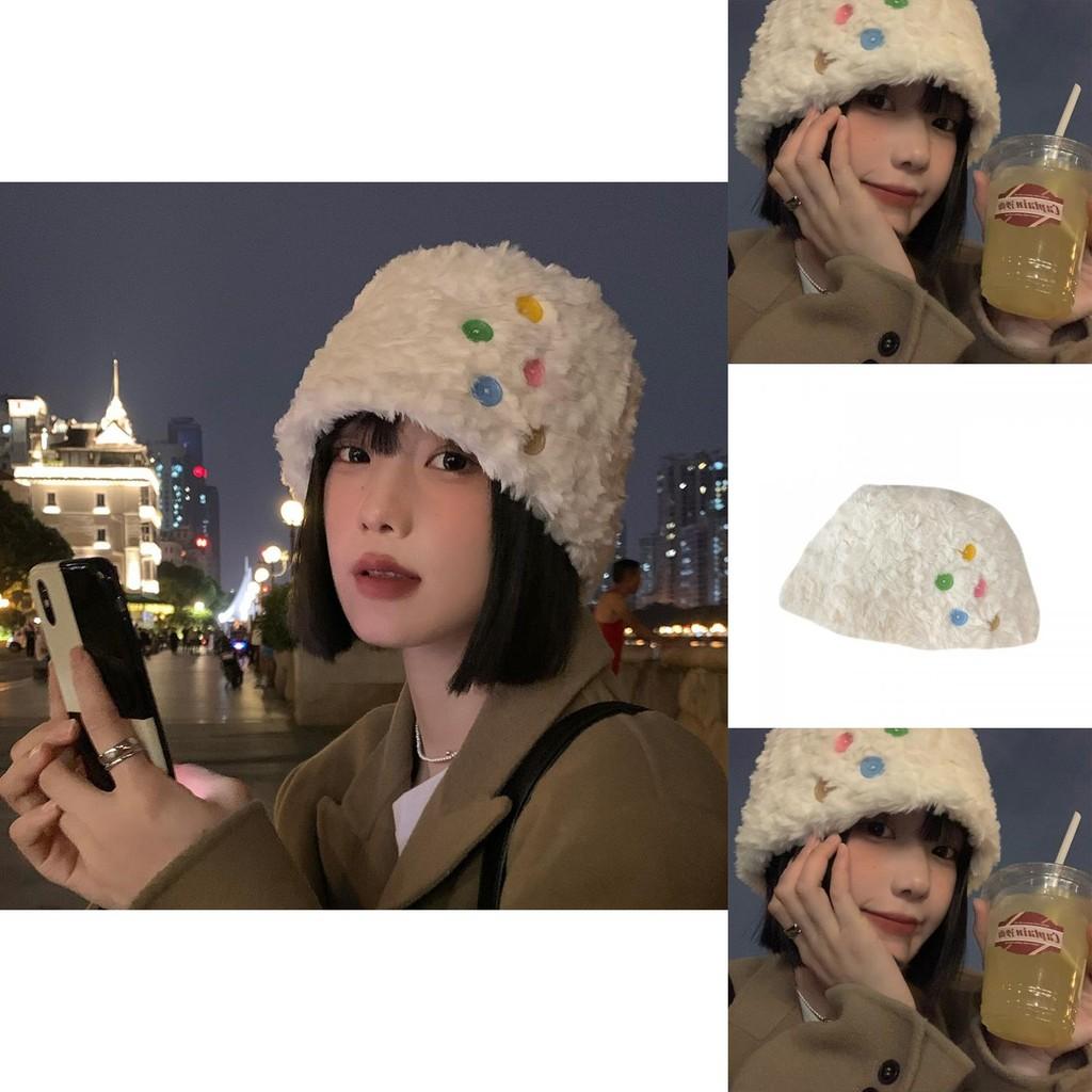 Fashionable Women's Winter Bucket Hat 2022 Cozy Plush Design Cotton Material Perfect For Cold Seasons