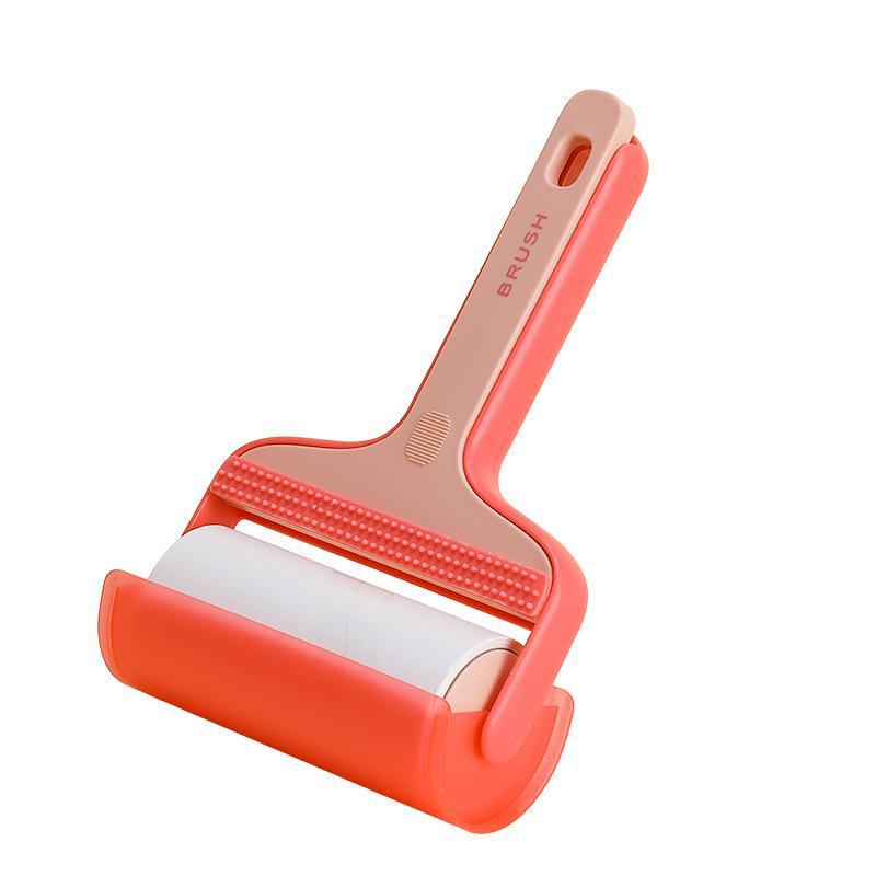 Dual-Purpose Pet Hair Remover & Dust Brush for Floors and Bedding