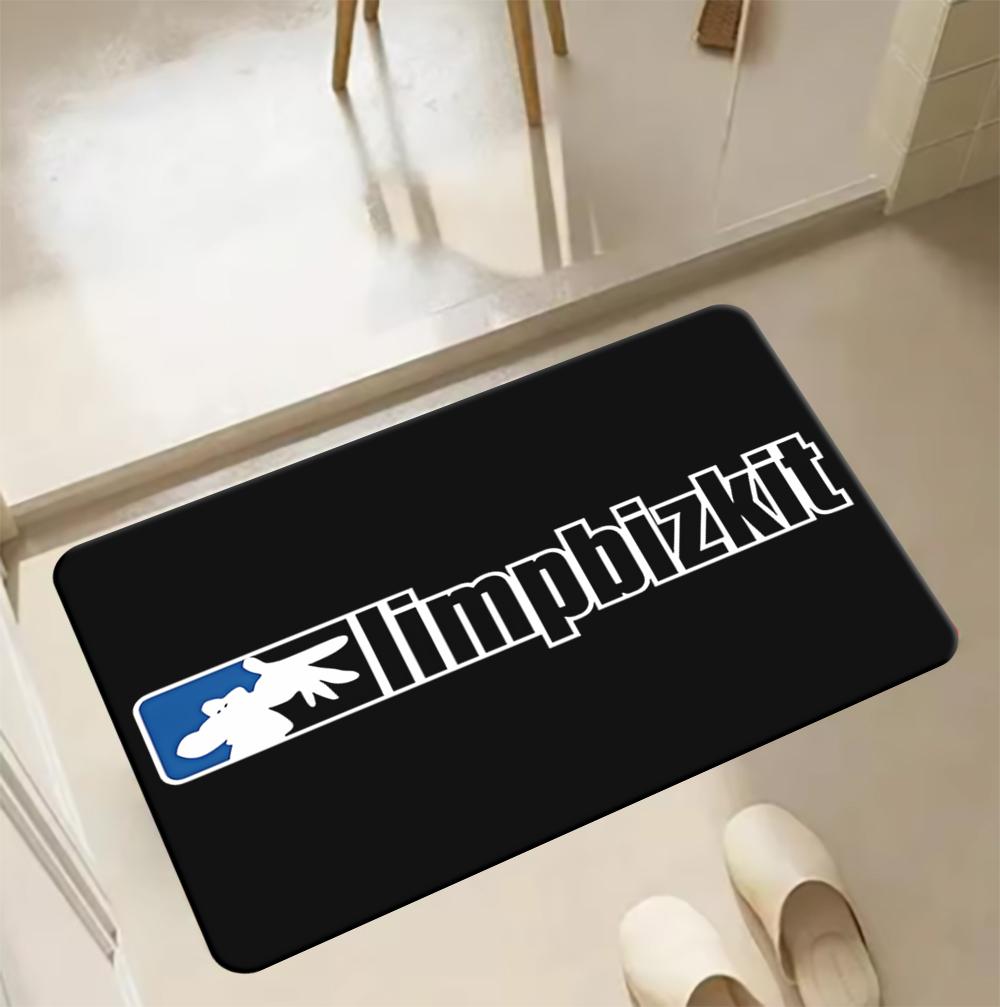 POP LLimp-BizkitDoor Band Mat Entrance Non-slip  Washable Kitchen Carpet Living Room Hallway Rugs Bathroom Bath Door Mats