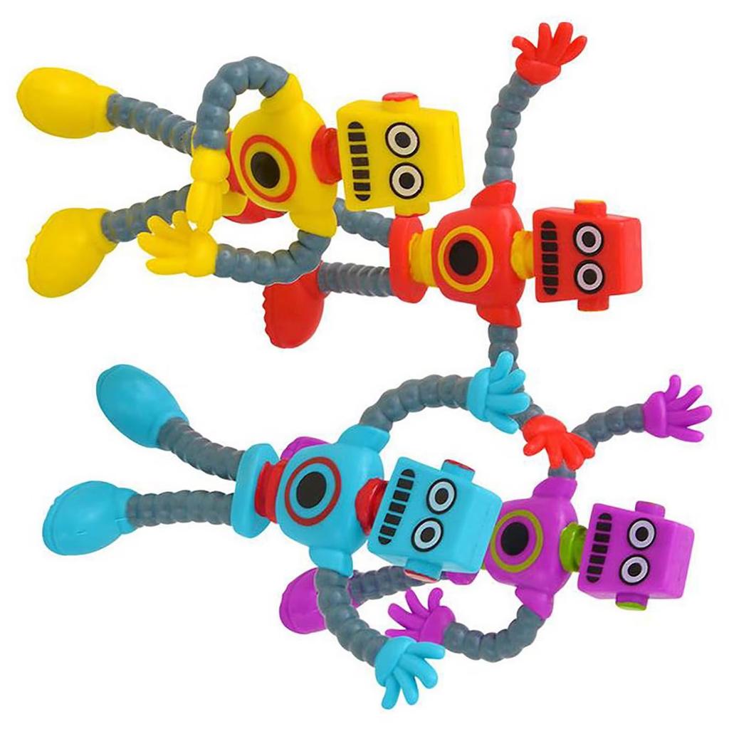 Figets Toys Creative Wire Robot Twisted Tdeformed Ever-Changing Doll Fun Decompression Tricky Children Toy Christma Gift