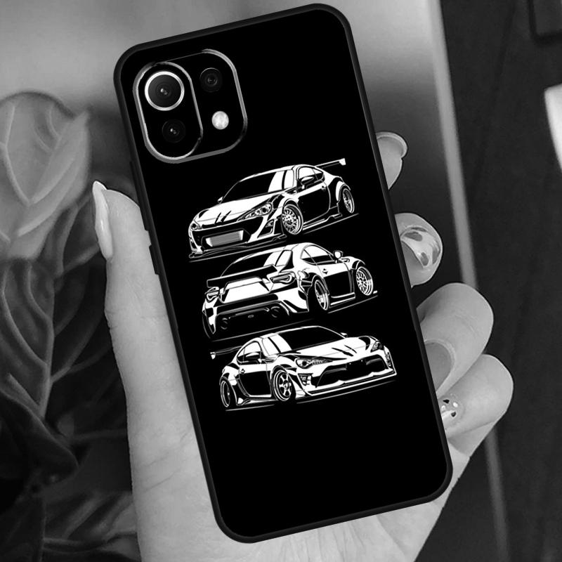 Japan JDM Car Case For Xiaomi 17 Pro Max 14 15 Ultra 13T 14T 15T Pro POCO F8 F7 F5 F6 X5 X6 X7 Pro Coque