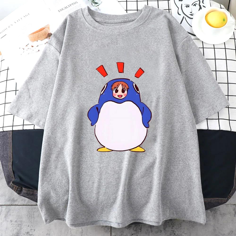 Azumanga Daioh Chiyo Mihama Tshirts Women Summer Penguin Japanese Anime Tshirts Kawaiicute Short Sleeve Streetwear Tee Tops